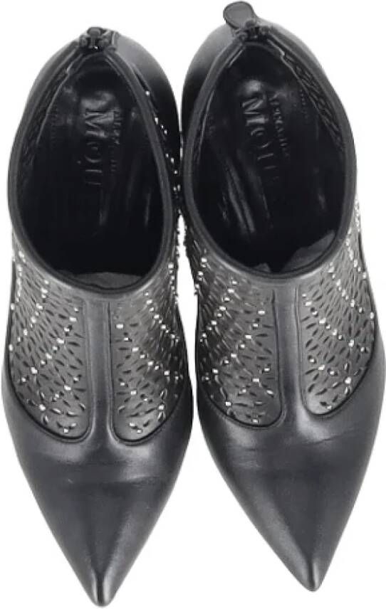 Alexander McQueen Pre-owned Leather boots Black Dames