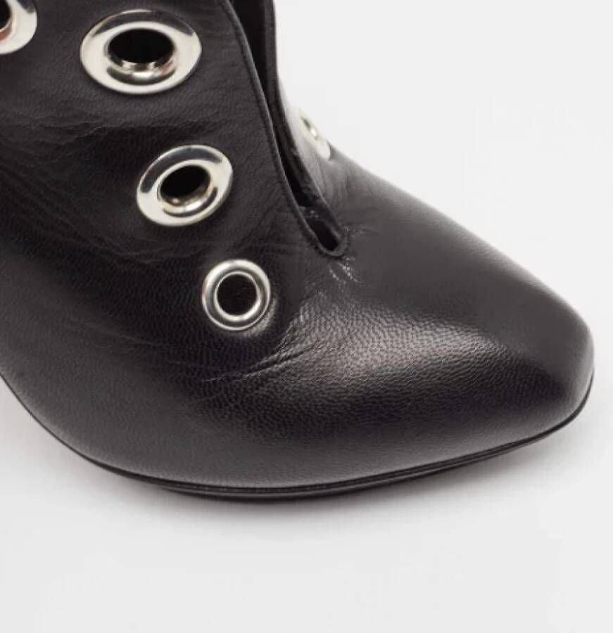 Alexander McQueen Pre-owned Leather boots Black Dames