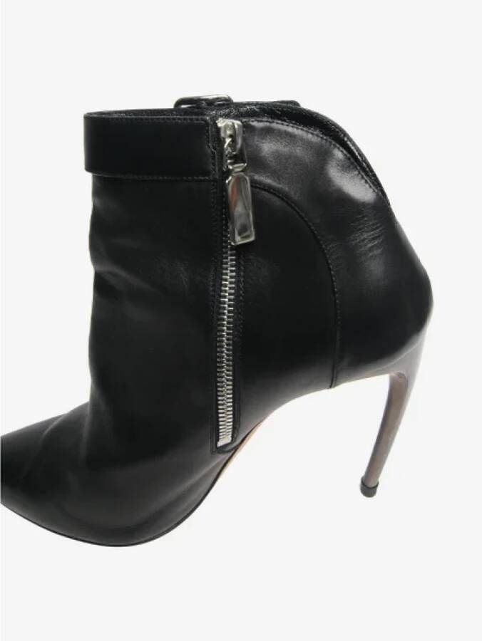 Alexander McQueen Pre-owned Leather boots Black Dames