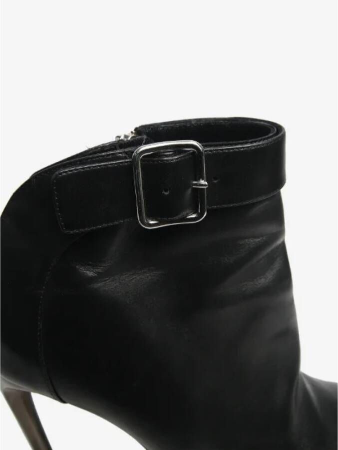 Alexander McQueen Pre-owned Leather boots Black Dames