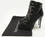 Alexander McQueen Pre-owned Leather boots Black Dames - Thumbnail 7