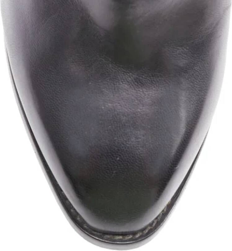 Alexander McQueen Pre-owned Leather boots Black Dames