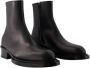 Alexander McQueen Pre-owned Leather boots Black Heren - Thumbnail 2