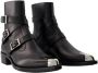 Alexander McQueen Pre-owned Leather boots Black Heren - Thumbnail 2