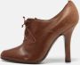 Alexander McQueen Pre-owned Leather boots Brown Dames - Thumbnail 2