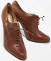 Alexander McQueen Pre-owned Leather boots Brown Dames - Thumbnail 4