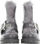 Alexander McQueen Pre-owned Leather boots Gray Dames - Thumbnail 3