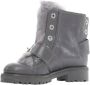 Alexander McQueen Pre-owned Leather boots Gray Dames - Thumbnail 4