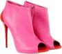 Alexander McQueen Pre-owned Leather boots Pink Dames - Thumbnail 2