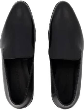 Alexander McQueen Pre-owned Leather flats Black Dames