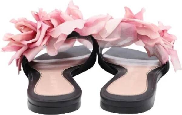 Alexander McQueen Pre-owned Leather flats Pink Dames