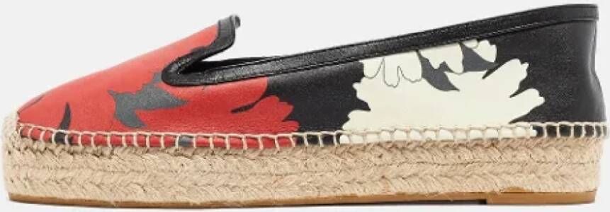 Alexander McQueen Pre-owned Leather flats Multicolor Dames