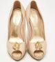 Alexander McQueen Pre-owned Leather heels Beige Dames - Thumbnail 2