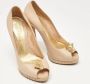 Alexander McQueen Pre-owned Leather heels Beige Dames - Thumbnail 3