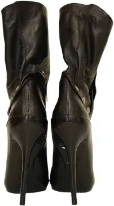 Alexander McQueen Pre-owned Leather heels Black Dames