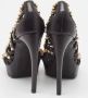 Alexander McQueen Pre-owned Leather heels Black Dames - Thumbnail 4