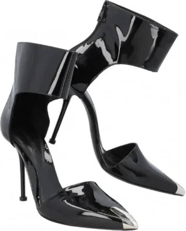 Alexander McQueen Pre-owned Leather heels Black Dames