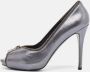 Alexander McQueen Pre-owned Leather heels Gray Dames - Thumbnail 2