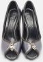 Alexander McQueen Pre-owned Leather heels Gray Dames - Thumbnail 3