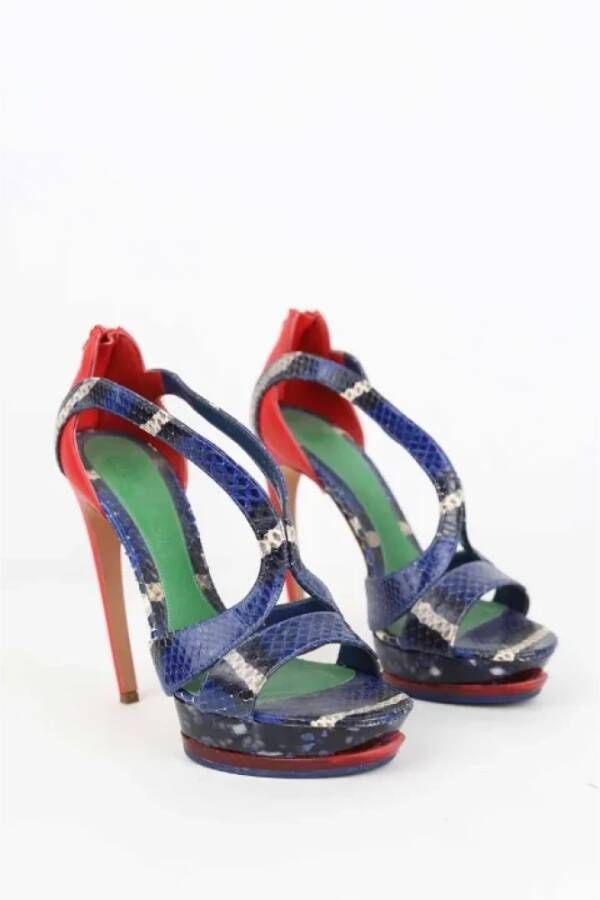 Alexander McQueen Pre-owned Leather heels Multicolor Dames