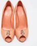 Alexander McQueen Pre-owned Leather heels Orange Dames - Thumbnail 3