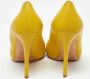 Alexander McQueen Pre-owned Leather heels Yellow Dames - Thumbnail 5