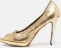 Alexander McQueen Pre-owned Leather heels Yellow Dames - Thumbnail 2