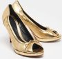 Alexander McQueen Pre-owned Leather heels Yellow Dames - Thumbnail 4