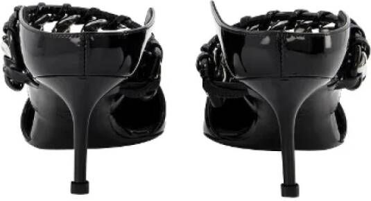 Alexander McQueen Pre-owned Leather mules Black Dames