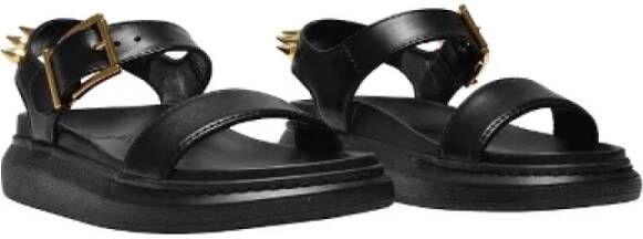 Alexander McQueen Pre-owned Leather sandals Black Dames