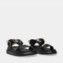 Alexander McQueen Pre-owned Leather sandals Black Dames - Thumbnail 4