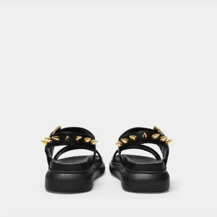 Alexander McQueen Pre-owned Leather sandals Black Dames