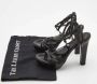 Alexander McQueen Pre-owned Leather sandals Black Dames - Thumbnail 9