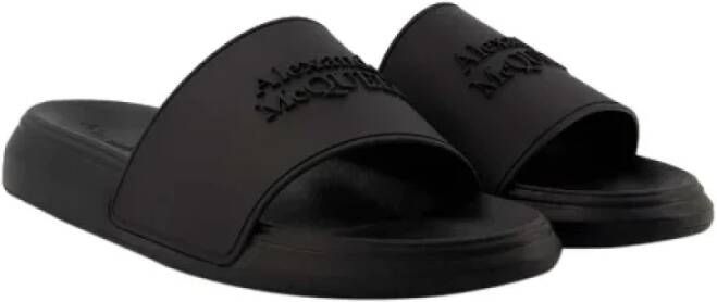 Alexander McQueen Pre-owned Leather sandals Black Heren