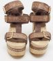 Alexander McQueen Pre-owned Leather sandals Brown Dames - Thumbnail 3