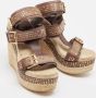 Alexander McQueen Pre-owned Leather sandals Brown Dames - Thumbnail 4