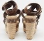 Alexander McQueen Pre-owned Leather sandals Brown Dames - Thumbnail 5