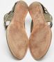 Alexander McQueen Pre-owned Leather sandals Green Dames - Thumbnail 6