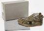 Alexander McQueen Pre-owned Leather sandals Green Dames - Thumbnail 9