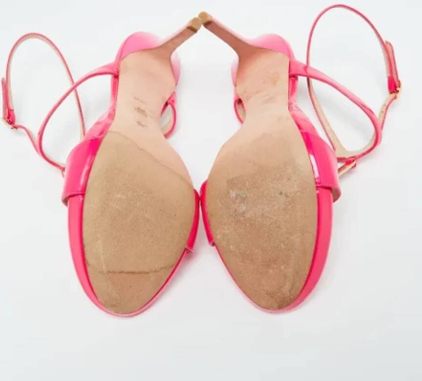 Alexander McQueen Pre-owned Leather sandals Pink Dames