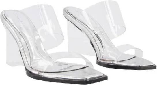 Alexander McQueen Pre-owned Leather sandals White Dames