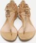 Alexander McQueen Pre-owned Leather sandals Yellow Dames - Thumbnail 3