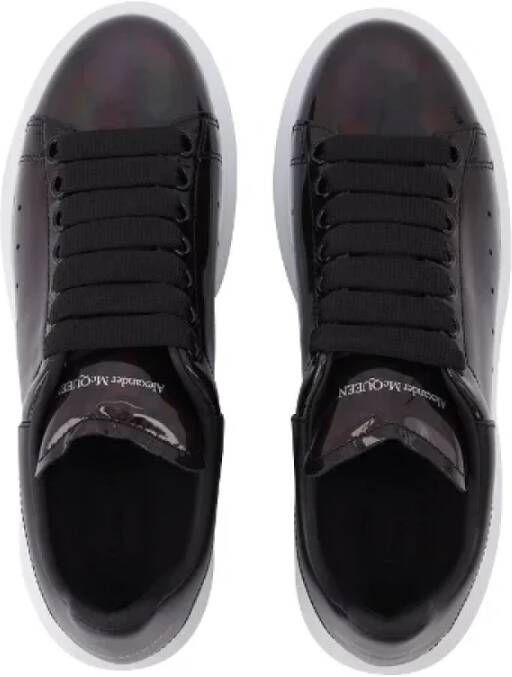 Alexander McQueen Pre-owned Leather sneakers Black Dames