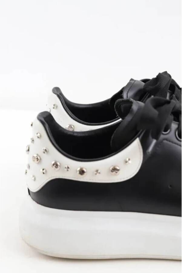 Alexander McQueen Pre-owned Leather sneakers Black Dames