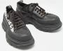 Alexander McQueen Pre-owned Leather sneakers Black Heren - Thumbnail 4