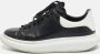 Alexander McQueen Pre-owned Leather sneakers Black Heren - Thumbnail 2