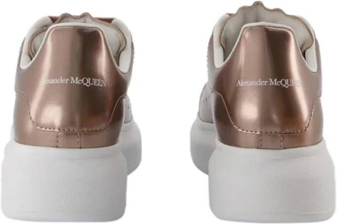 Alexander McQueen Pre-owned Leather sneakers Brown Dames