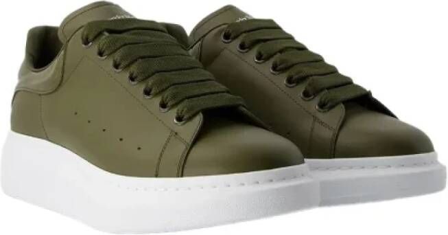 Alexander McQueen Pre-owned Leather sneakers Green Heren