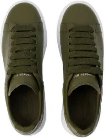 Alexander McQueen Pre-owned Leather sneakers Green Heren