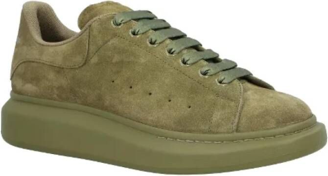 Alexander McQueen Pre-owned Leather sneakers Green Heren